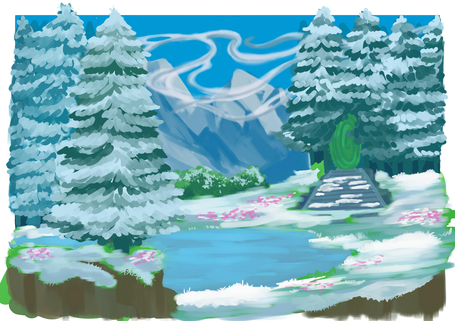 Taiga forest