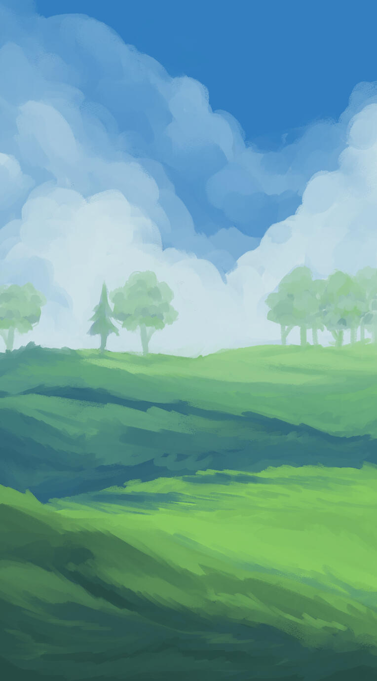 Grassy clouds